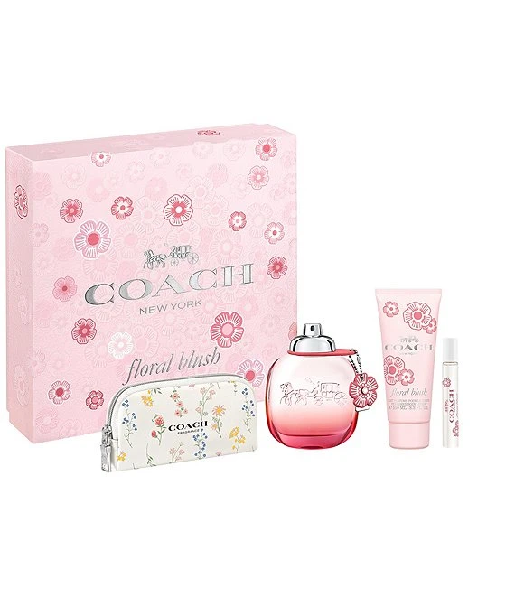 COACH Floral Blush Eau De Parfum 4-Piece Gift Set 3 COACH Floral Blush Eau De Parfum 4-Piece Gift Set