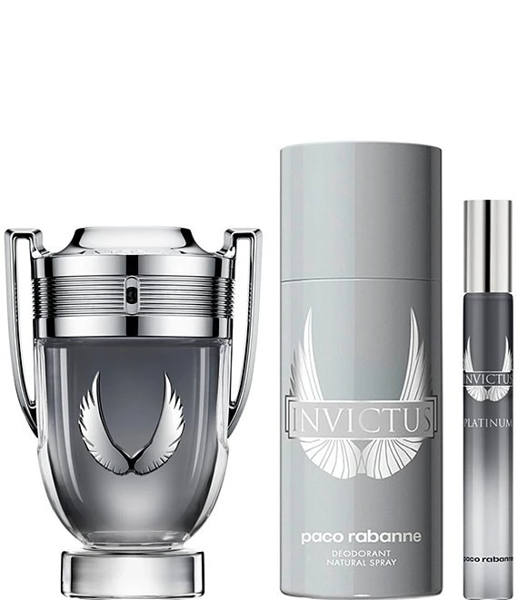 Paco Rabanne Invictus Platinum Eau De Parfum 3 Piece Set 4 Paco Rabanne Invictus Platinum Eau De Parfum 3 Piece Set - Afbeelding 2