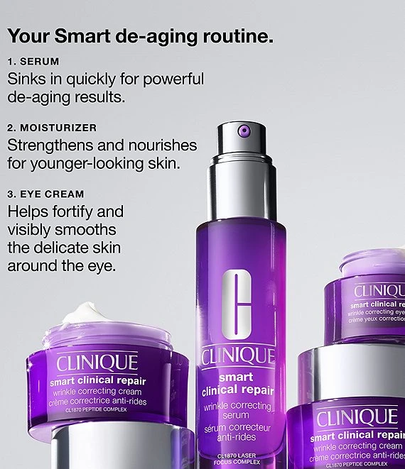 Clinique Smart Clinical Repair™ 1.7 Oz. Wrinkle Correcting Face Cream 7 Clinique Smart Clinical Repair™ 1.7 Oz. Wrinkle Correcting Face Cream - Afbeelding 5