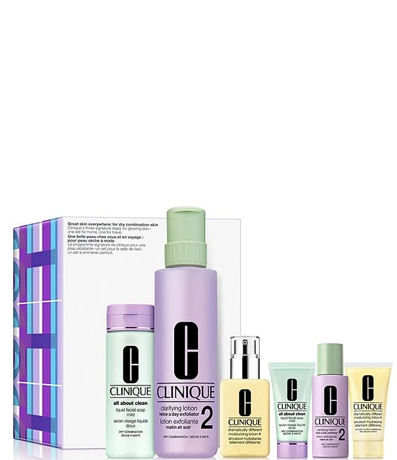 Clinique Great Skin Everywhere Skincare Set: For Dry Combination Skin 4 Clinique Great Skin Everywhere Skincare Set: For Dry Combination Skin - Afbeelding 2