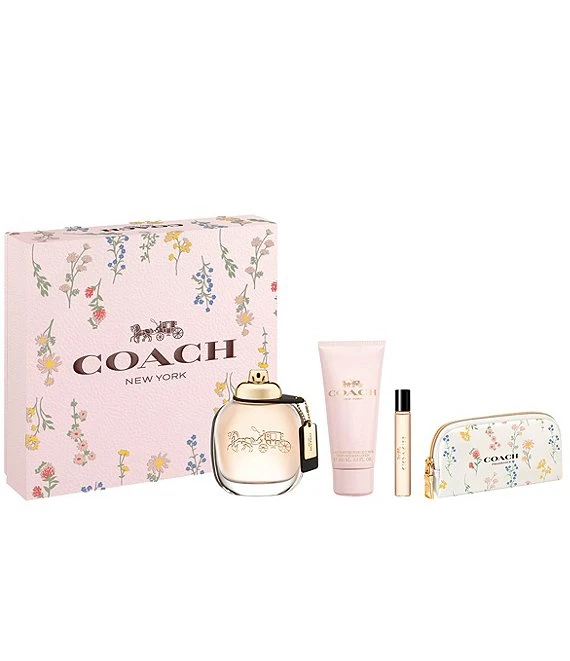 COACH Coach Eau De Parfum 4-Piece Gift Set 3 COACH Coach Eau De Parfum 4-Piece Gift Set