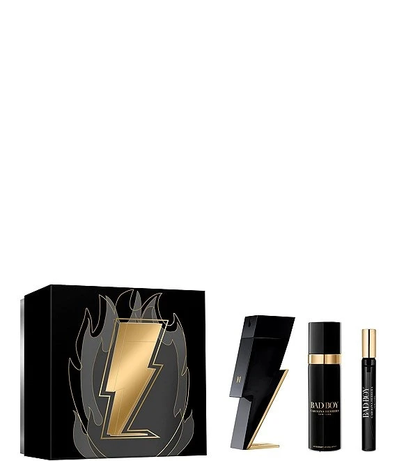 Carolina Herrera Bad Boy Eau De Toilette 3 Piece Gift Set 5 Carolina Herrera Bad Boy Eau De Toilette 3 Piece Gift Set - Afbeelding 3