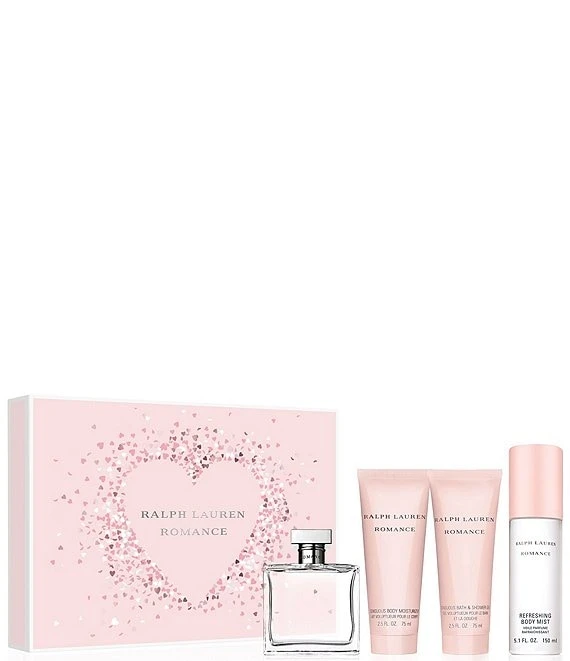 Ralph Lauren Romance Eau De Parfum 4-Piece Gift Set 4 Ralph Lauren Romance Eau De Parfum 4-Piece Gift Set - Afbeelding 2