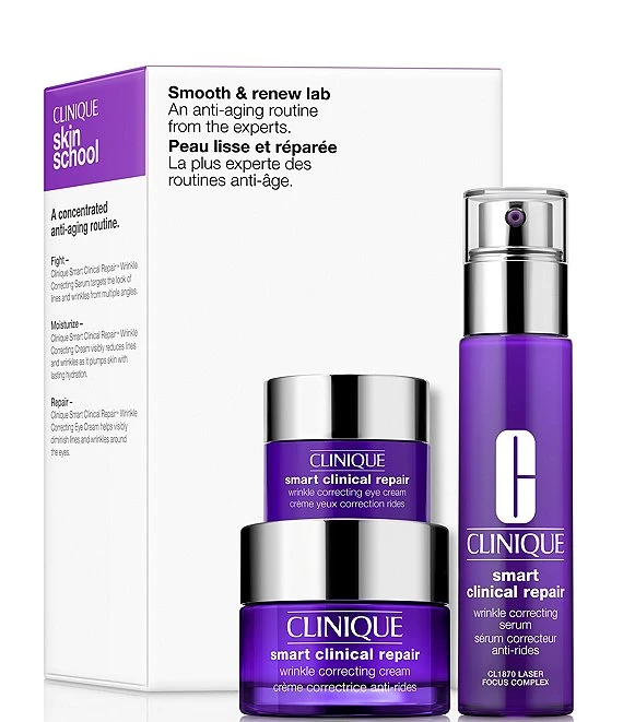 Clinique Smooth + Renew Lab Anti-Aging Skincare Set 6 Clinique Smooth + Renew Lab Anti-Aging Skincare Set - Afbeelding 4