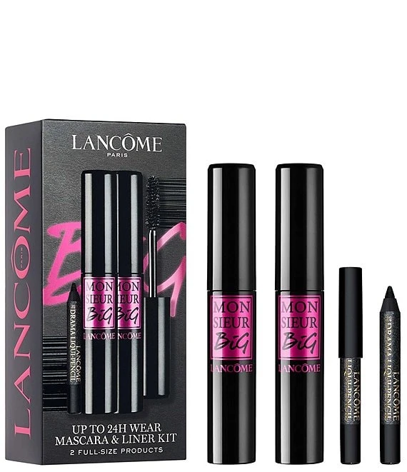 Lancome Moniseur Big Mascara & Drama Liquid-Pencil Liner Gift Set 4 Lancome Moniseur Big Mascara & Drama Liquid-Pencil Liner Gift Set - Afbeelding 2