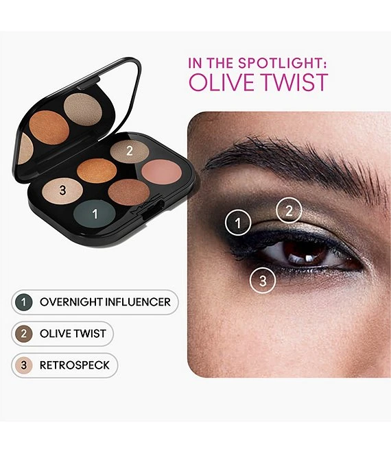 MAC Connect In Colour Eye Shadow Palette Bronze Influence X 6 3 MAC Connect In Colour Eye Shadow Palette Bronze Influence X 6