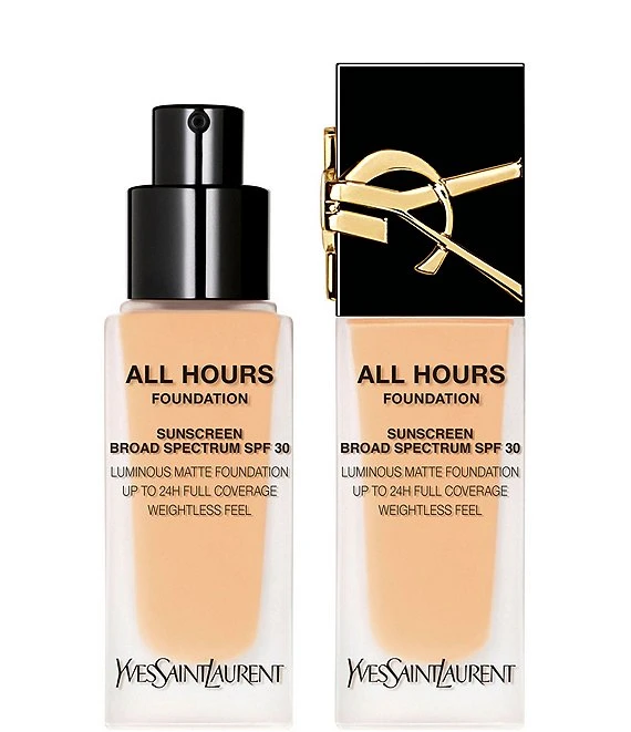 Yves Saint Laurent Beaute All Hours Luminous Matte Foundation 24H Longwear SPF 30 With Hyaluronic Acid 6 Yves Saint Laurent Beaute All Hours Luminous Matte Foundation 24H Longwear SPF 30 With Hyaluronic Acid - Afbeelding 4