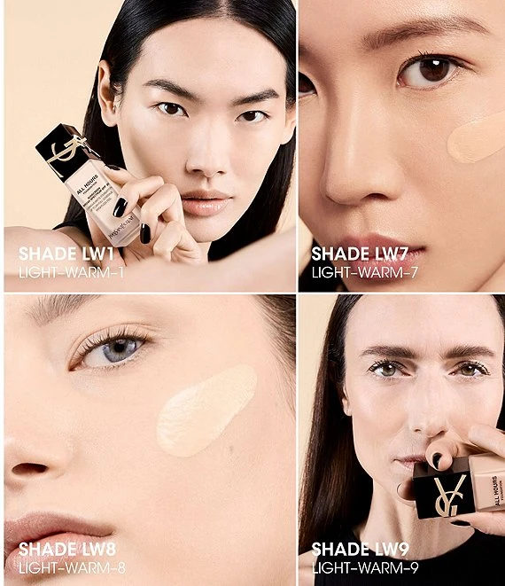 Yves Saint Laurent Beaute All Hours Luminous Matte Foundation 24H Longwear SPF 30 With Hyaluronic Acid 7 Yves Saint Laurent Beaute All Hours Luminous Matte Foundation 24H Longwear SPF 30 With Hyaluronic Acid - Afbeelding 5