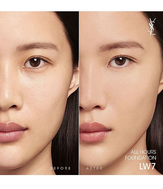 Yves Saint Laurent Beaute All Hours Luminous Matte Foundation 24H Longwear SPF 30 With Hyaluronic Acid 5 Yves Saint Laurent Beaute All Hours Luminous Matte Foundation 24H Longwear SPF 30 With Hyaluronic Acid - Afbeelding 3