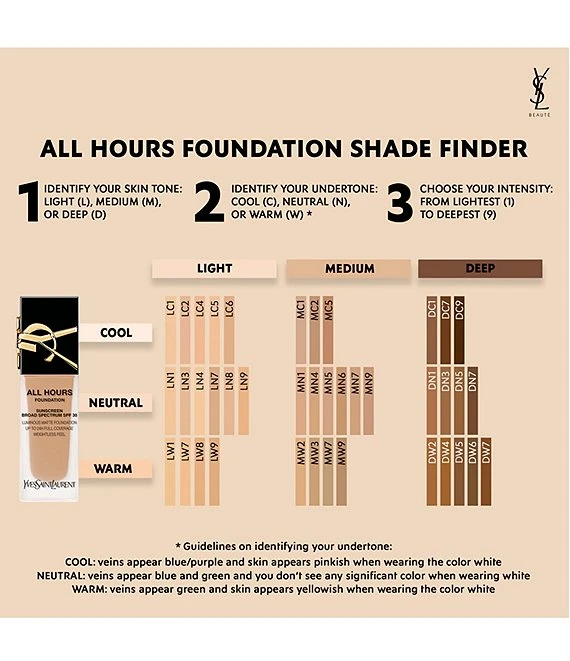 Yves Saint Laurent Beaute All Hours Luminous Matte Foundation 24H Longwear SPF 30 With Hyaluronic Acid 3 Yves Saint Laurent Beaute All Hours Luminous Matte Foundation 24H Longwear SPF 30 With Hyaluronic Acid