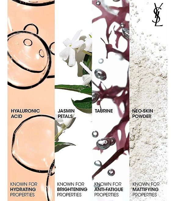 Yves Saint Laurent Beaute All Hours Luminous Matte Foundation 24H Longwear SPF 30 With Hyaluronic Acid 4 Yves Saint Laurent Beaute All Hours Luminous Matte Foundation 24H Longwear SPF 30 With Hyaluronic Acid - Afbeelding 2