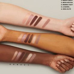 MAC Connect In Colour Eye Shadow Palette Embedded In Burgundy X 6