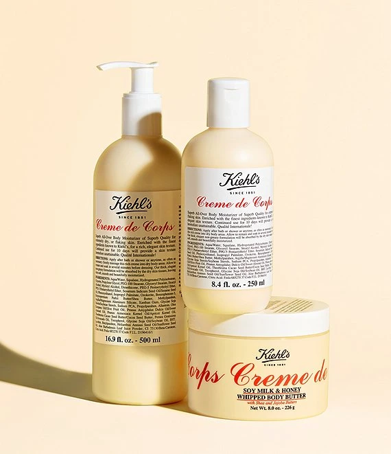 Kiehl's Since 1851 Creme De Corps Soy Milk & Honey Whipped Body Butter 3 Kiehl's Since 1851 Creme De Corps Soy Milk & Honey Whipped Body Butter