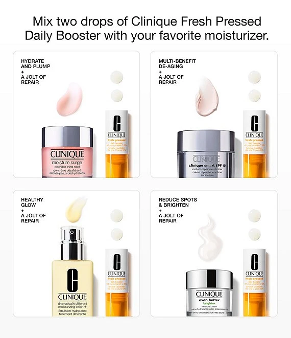 Clinique Fresh Pressed Daily Booster With Pure Vitamin C Set 3 Clinique Fresh Pressed Daily Booster With Pure Vitamin C Set