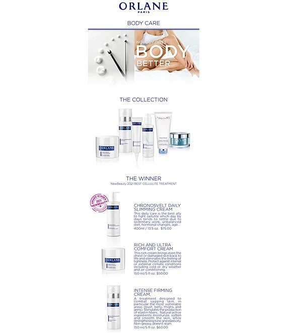 Orlane Intense Hydration Body Fluid 3 Orlane Intense Hydration Body Fluid