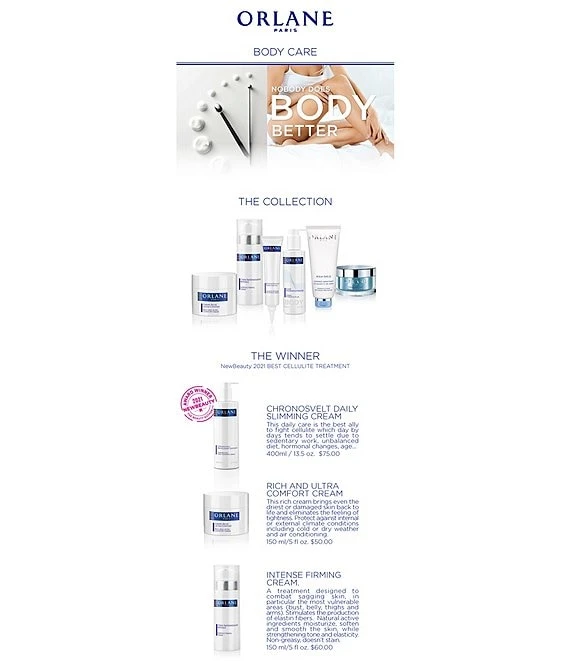 Orlane Tightening Slimming Shower Care - Aqua Svelte 4 Orlane Tightening Slimming Shower Care - Aqua Svelte - Afbeelding 2